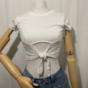 Urban outfitters cropped tie too